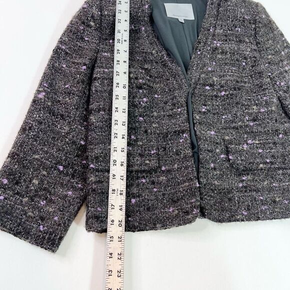 Classiques Entier Jacket Wool Alpaca Blazer Womens Medium Boucle Tweed Preppy - Picture 2 of 11